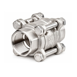 NEREZ 3-dielna spätná klapka 1/2" AISI316 PN40