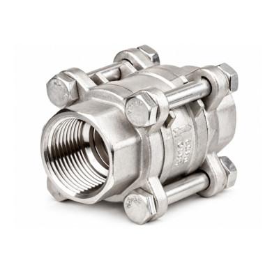 NEREZ 3-dielna spätná klapka 3/4" AISI316 PN40