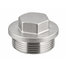NEREZ Zátka s obrubou - DIN 910 - 1/8" AISI316