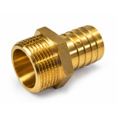 Mosadzný hadičník 3/4" x 25 mm - Vonkajší závit, PN16 Mosadzný hadičník 3/4" x 25 mm - Vonkajší závit, PN16