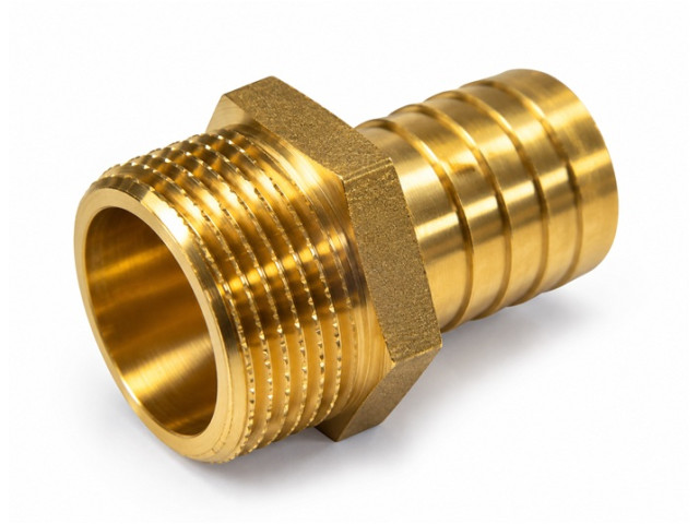 Mosadzný hadičník 3/4" x 25 mm - Vonkajší závit, PN16
