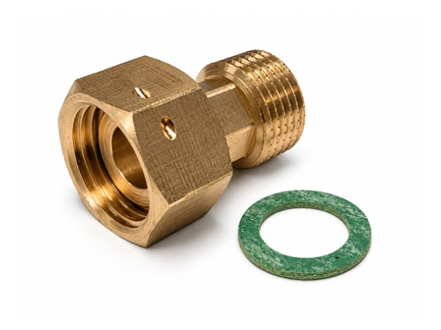 Mosadzné šróbenie k vodomeru 1/2" s 1/2" prevlečnou matkou