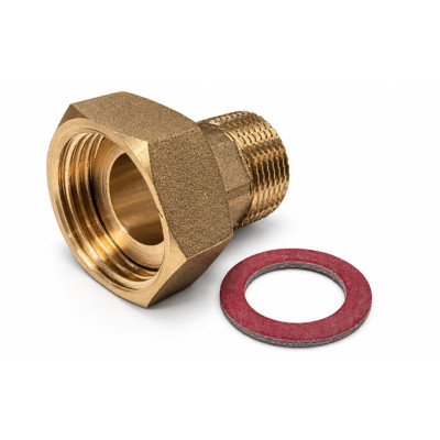 Mosadzné šróbenie k vodomeru 1/2" s 3/4" prevlečnou matkou