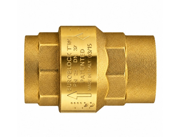 EUROBLOCK Spätná klapka 3/4" PN40 - plnoprůtok