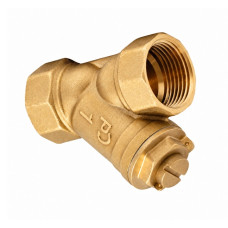 Mosadzný šikmý filter 1/2" magnetický PN30, -30°C -150°C Mosadzný šikmý filter 1/2" magnetický PN30, -30°C -150°C