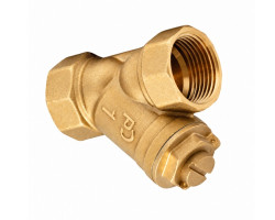 Mosadzný šikmý filter 3/4" magnetický PN30, -30°C -150°C 