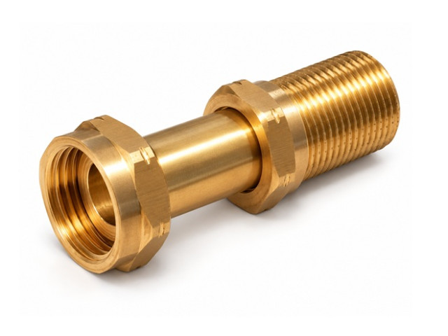 Nákrutka k vodomeru 1/2" x 1/2" TELESKOPICKÉ universal  CELOZÁVITOVÉ