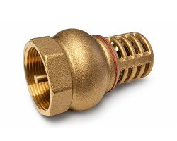 Mosadzný sací kôš 5/4" PN10, s mosadzným plavákom