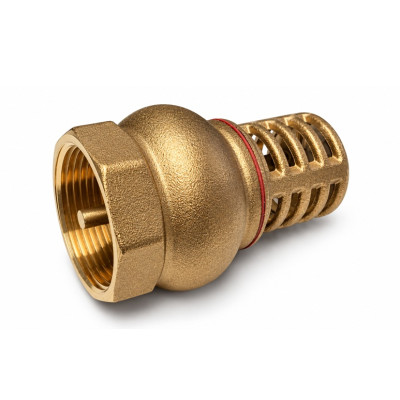 Mosadzný sací kôš 6/4" PN10, s mosadzným plavákom