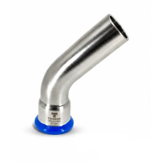 TAVINOX Oblúk 45° MF 15 mm AISI 316L PN16 TAVINOX Oblúk 45° MF 15 mm AISI 316L PN16