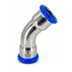 TAVINOX Oblúk 45° FF 108 mm AISI 316L PN16