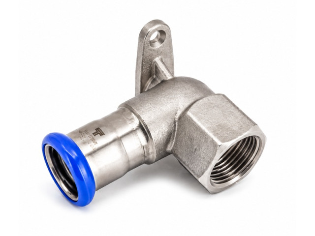 TAVINOX nástenné koleno 18x1/2" AISI 316L PN16