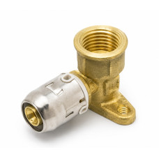 PUSH-FIT PEXAL nástenné koleno 16x1/2" PN10 PUSH-FIT PEXAL nástenné koleno 16x1/2" PN10