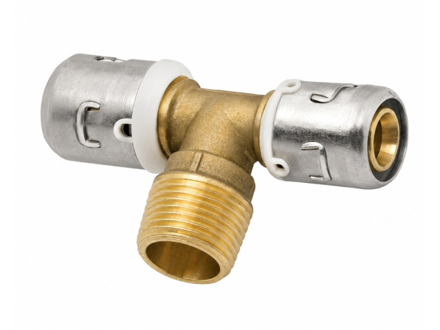 PUSH-FIT PEXAL T-kus s vonkajším závitom 20x1/2"x20 PN10
