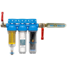 IPS ALKALEX™ Home - HYDRA TRIO SET 1", zmäkčovač vody - HORIZONTÁLNY IPS ALKALEX™ Home - HYDRA TRIO SET 1", zmäkčovač vody - HORIZONTÁLNY