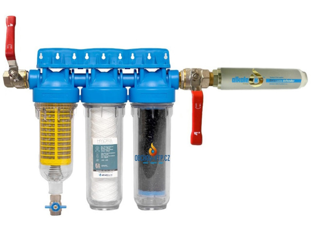 IPS ALKALEX™ Home - HYDRA TRIO SET 3/4", zmäkčovač vody - HORIZONTÁLNY IPS ALKALEX™ Home - HYDRA TRIO SET 3/4", zmäkčovač vody - HORIZONTÁLNY
