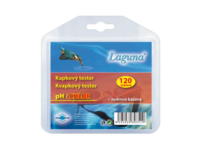 Laguna tester pH/chlór kvapkový 120
