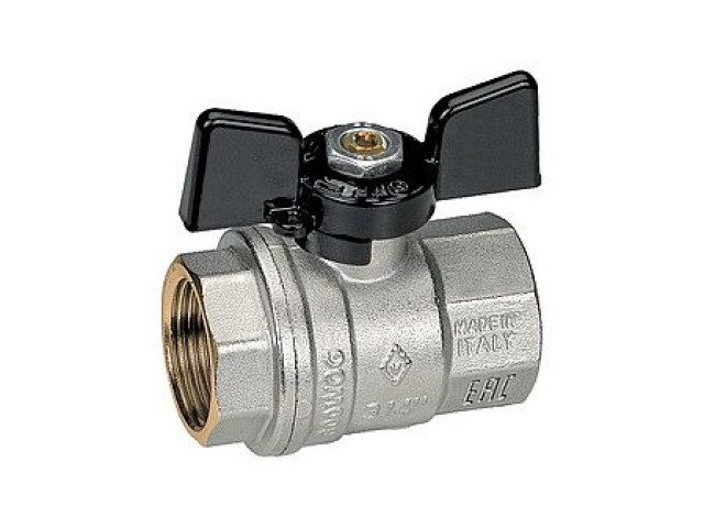 OREGON Guľový kohút 3/8" FF Motýľ, PN40, -20°C +185°C