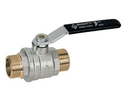 OREGON Guľový kohút 1/2" MM Páka, PN40, -20 ° C + 185 ° C