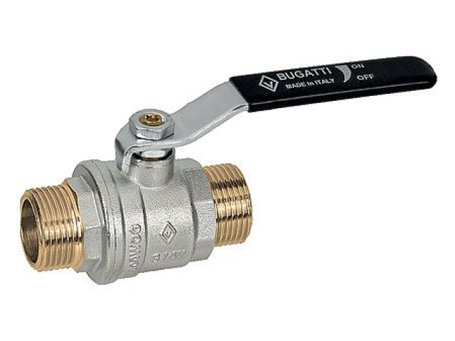 OREGON Guľový kohút 1/2" MM Páka, PN40, -20 ° C + 185 ° C