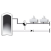 ESBE VTA 312 Termostatický zmiešavací ventil 1/2" (35°C - 60°C) Kvs 1,2 m3/h