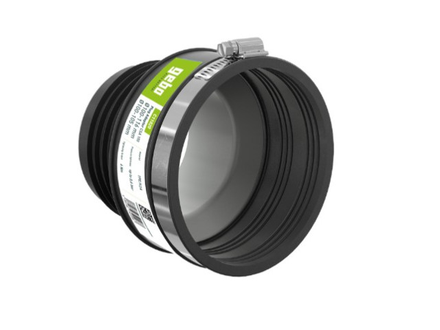 Geboflex - násuvný adaptér CSA 090 (73-90mm na 79-86mm),do 0,5 bar, EPDM / V2A