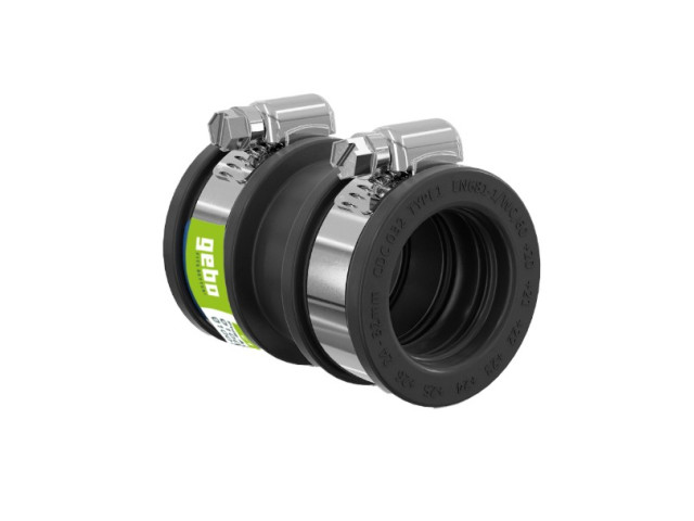 Geboflex - Prechodový adaptér 1, (24-32 mm) na 0,6 bar, EPDM / V2A