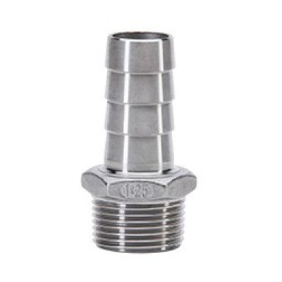 NEREZ Hadičník s vonkajším závitom 1/4" x 9 AISI 316 Tmax 220°C