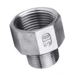 NEREZ Obrátená redukcia 1/4" x 3/8" AISI 316 Tmax 220°C