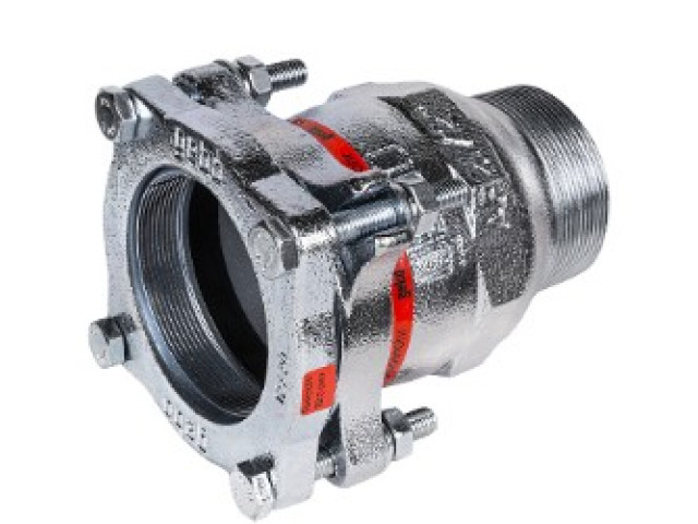 GEBO ŠPECIÁLNA kompresná armatúra 70mm x 2 1/2" vonkajší závit