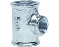 Pozink T-kus redukovaný 5/4" x 1" x 5/4"