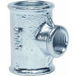 Pozink T-kus redukovaný 5/4" x 3/4" x 5/4"