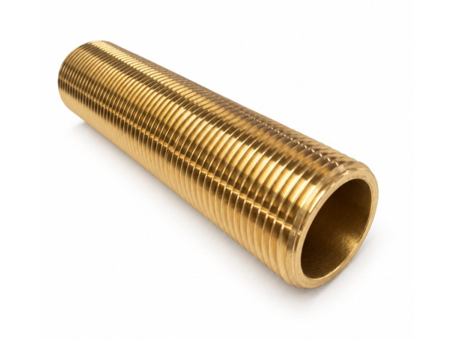 Mosadzné celozávitové predĺženie 1/2" 100mm