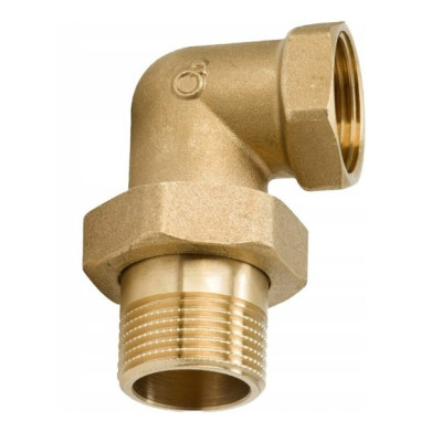 Mosadzný holendr rohovy 6/4" MF – kónické tesnenie (PN16)