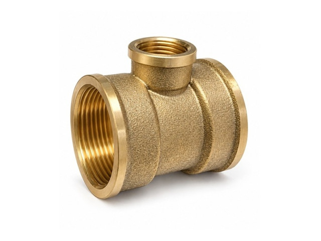 Mosadzný T-kus redukovaný FFF 3/4" x 1/2" x 3/4" PN16