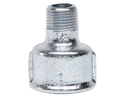 Pozink nátrubok redukovaný dlhý 1x3/4"