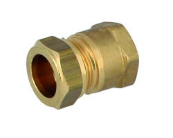 Mosadzný svorný prechod s vnútorným závitom 3/8" x 12 mm