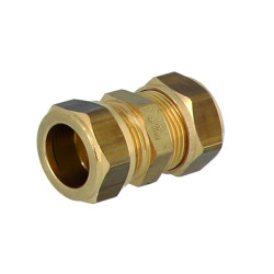 Mosadzná zverná spojka 10 mm x 10 mm