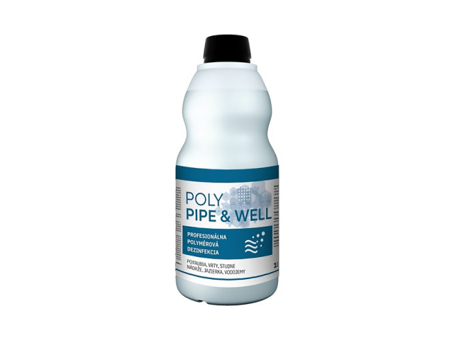 POLY PIPE & WELL dezinfekcia studní a rozvodov, 1000 ml