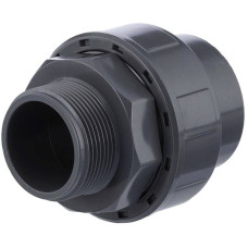PVC Rozobratelný spoj s vonkajším závitom 63mm x 2"