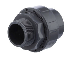 PVC Rozobratelný spoj s vonkajším závitom 63mm x 2"