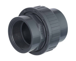PVC Rozobratelný spoj s vnútorným závitom 50x6/4"