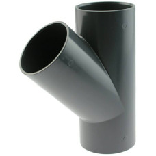 PVC T-kus 45° 50mm