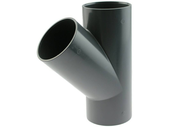 PVC T-kus 45° 63mm PN16