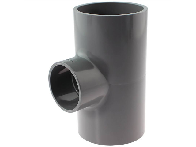 PVC T-kus redukovaný 90° 63x32x63mm PN16