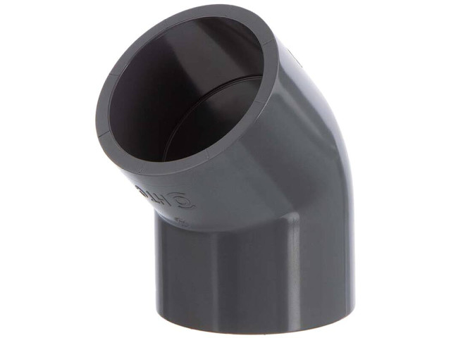 PVC koleno 45° 63mm PN16