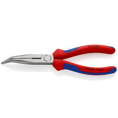 KNIPEX 2622200 kliešte polguľaté s čepieľkami