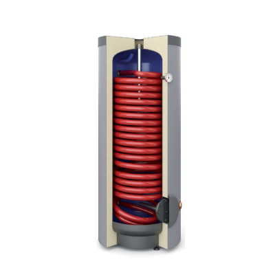 Neprechodný ohrievač teplej vody s 1 veľkým výmenníkom EXTRA 250 l./2,9m2