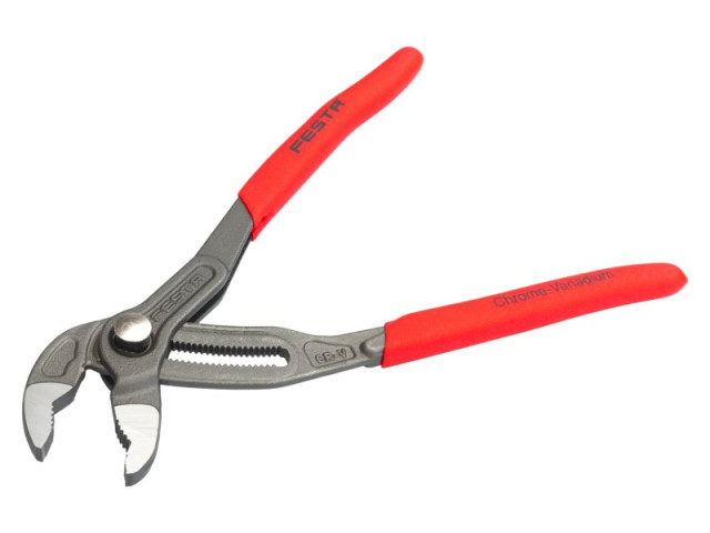 Kliešte SIKO FESTA CrV 250 mm s tlačidlom 0–30 mm so zubami