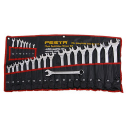 Sada očkoplochých kľúčov FESTA CrV 25 ks 6–32 mm